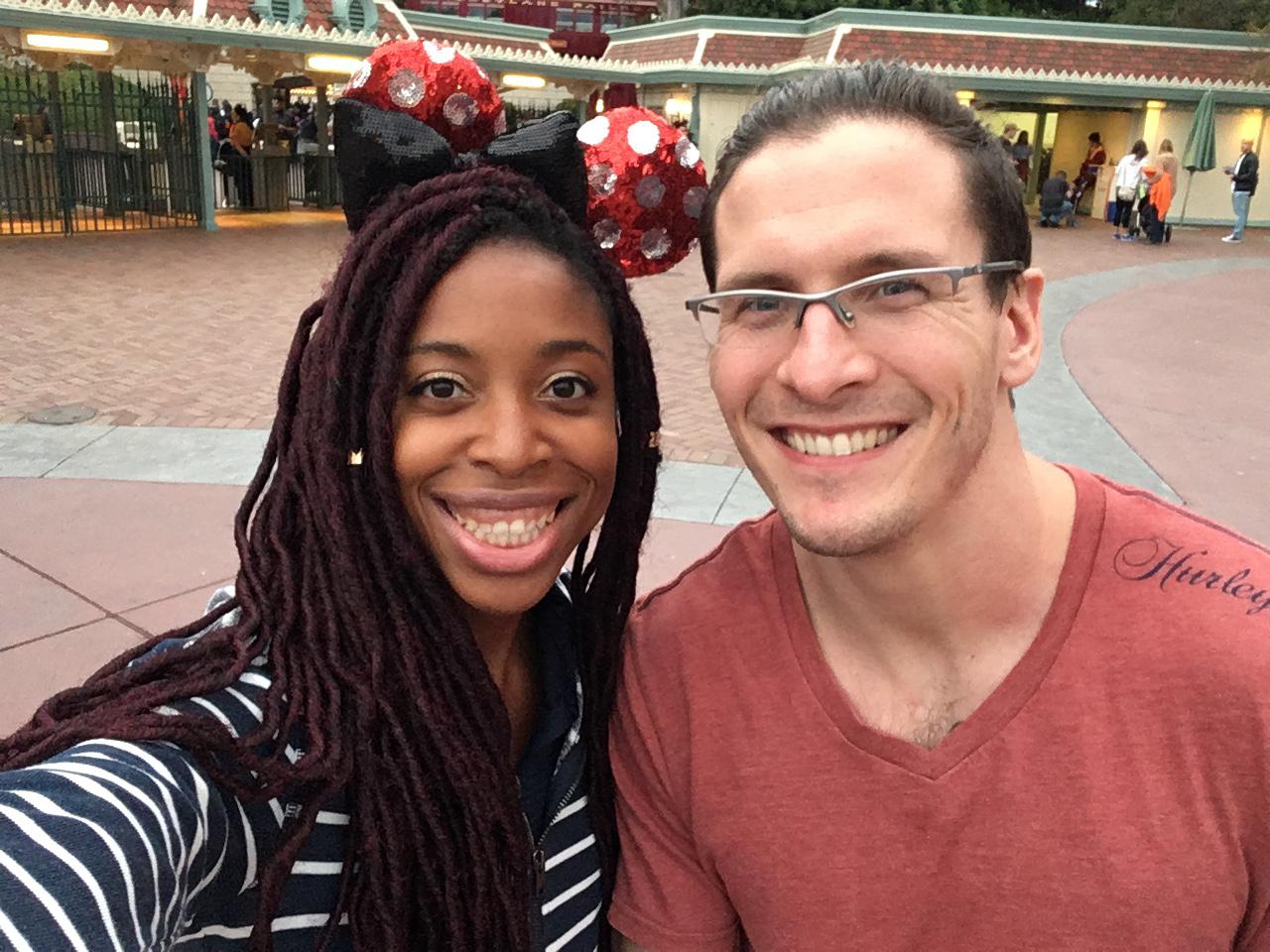Our first time traveling together ever. We went to Disney!
