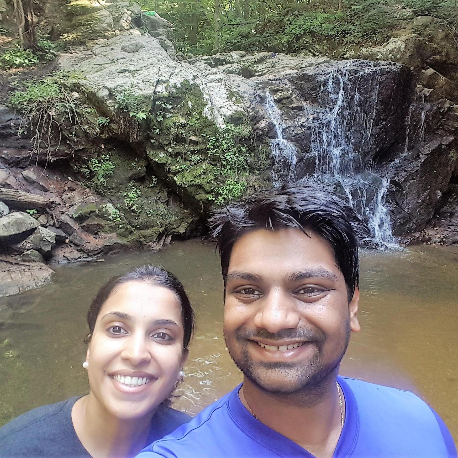 Trekking trip somewhere in Virginia.