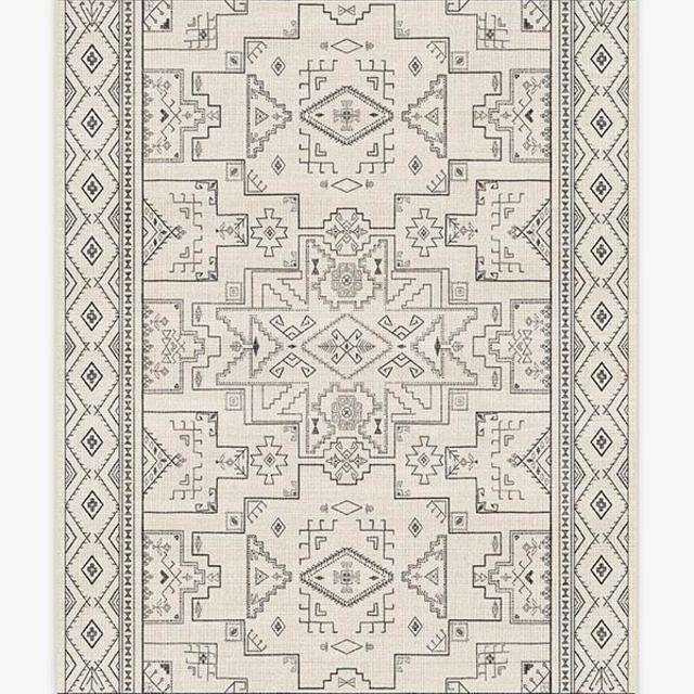 Ruggable Leelu Black & White Runner