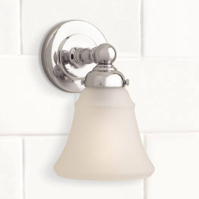 Sussex Single Sconce, Single, Chrome