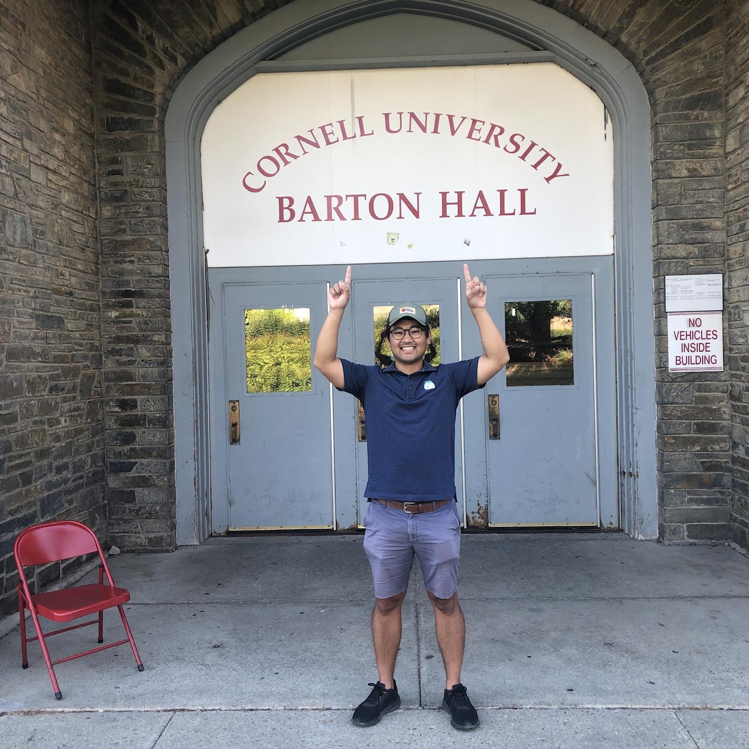 Campus visit to Cornell for Edward's Masters program! He crushed it and earned his Masters in 2024!