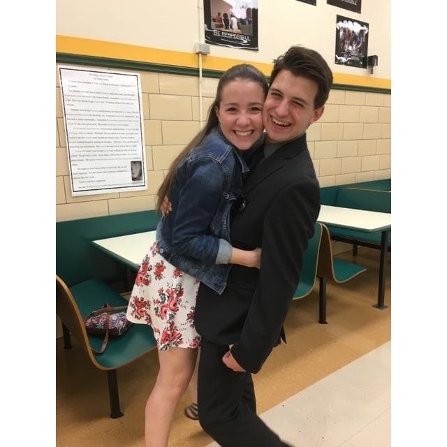 September 2016: After the Tri-M Honor Society Induction Ceremony