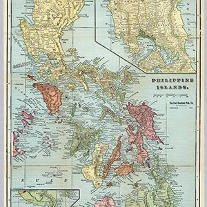 Map Poster - Philippine Islands - 24"x16"