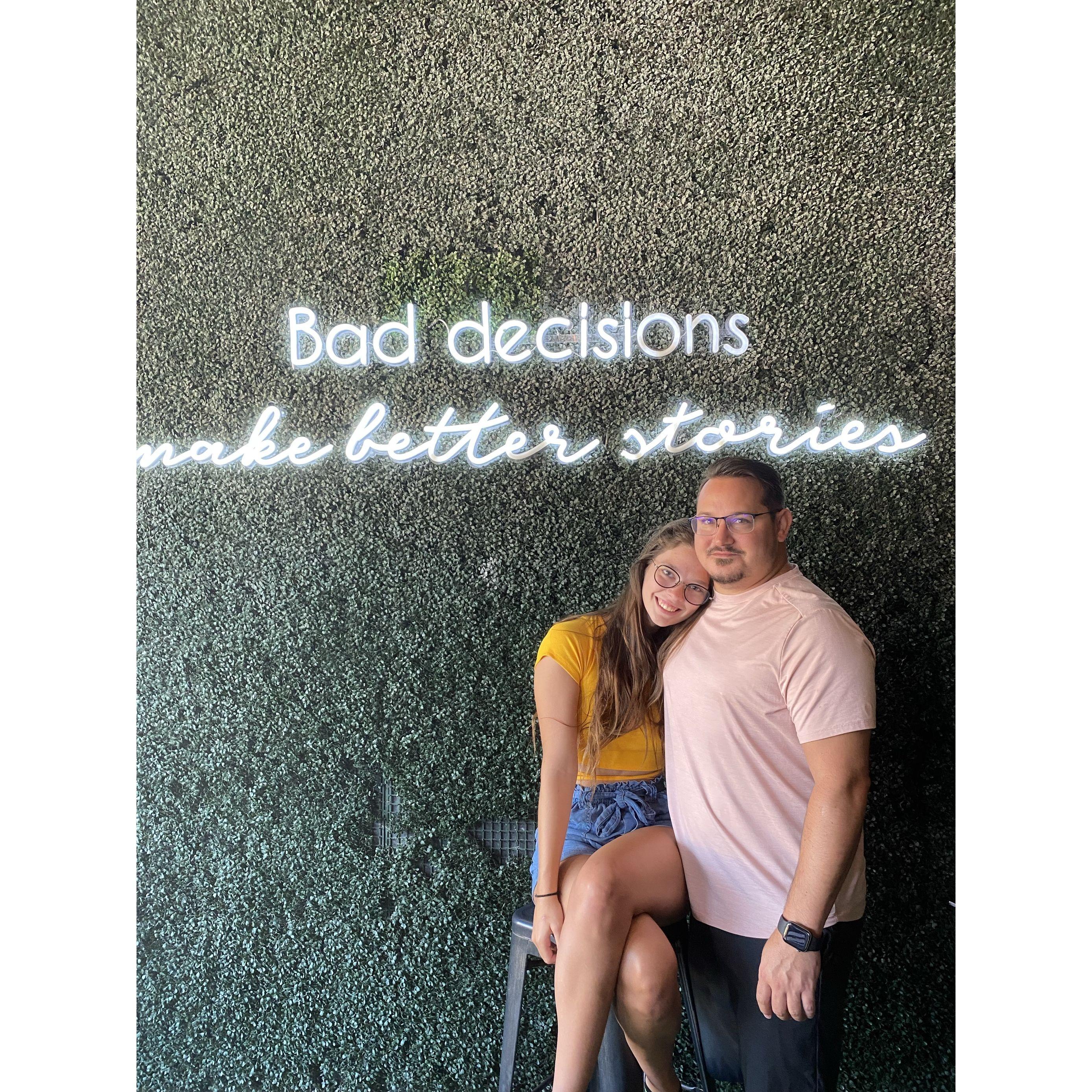 Our very first photo together!