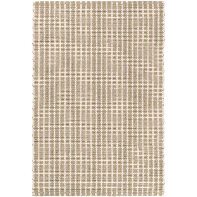 Annie Selke - Dash & Albert Gridiron Wheat Handwoven Indoor/Outdoor Rug, Runner 2.5x8, Wheat