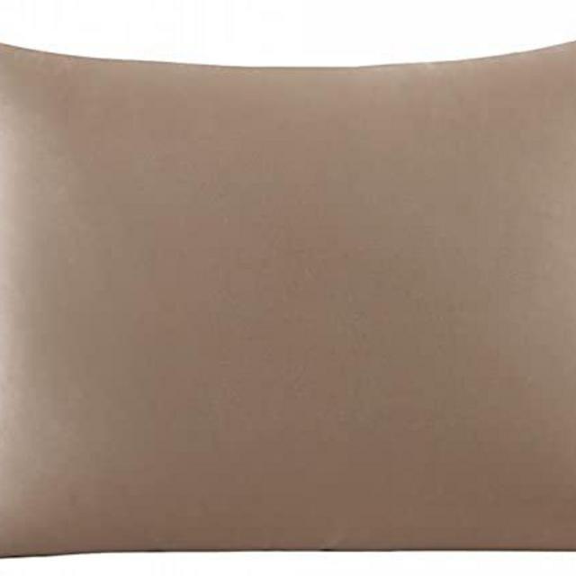 ZIMASILK 100% Mulberry Silk Pillowcase for Hair and Skin,Both Side 19 Momme Silk, 1pc (King 20''x36'', Taupe)