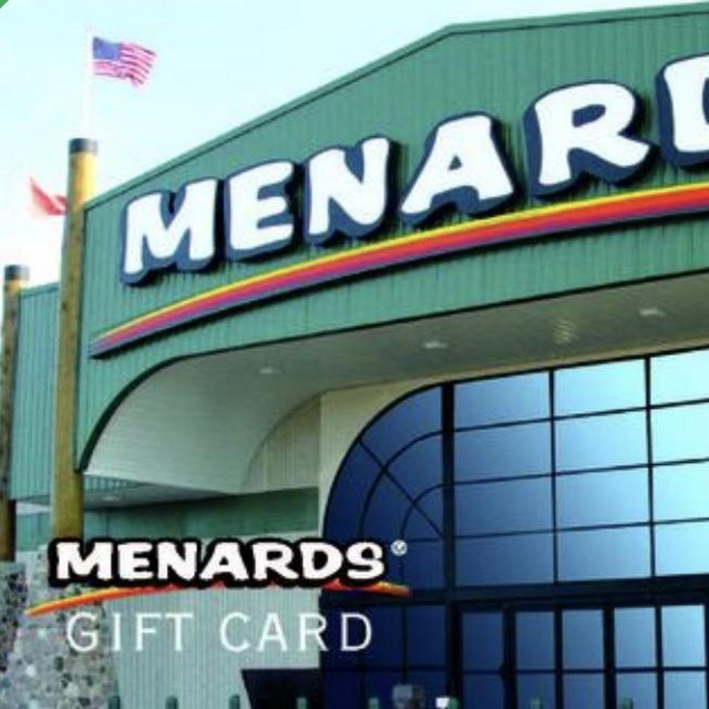 Menards gift cards