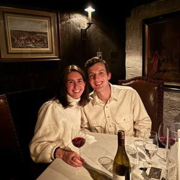 Dinner For Two on our Honeymoon