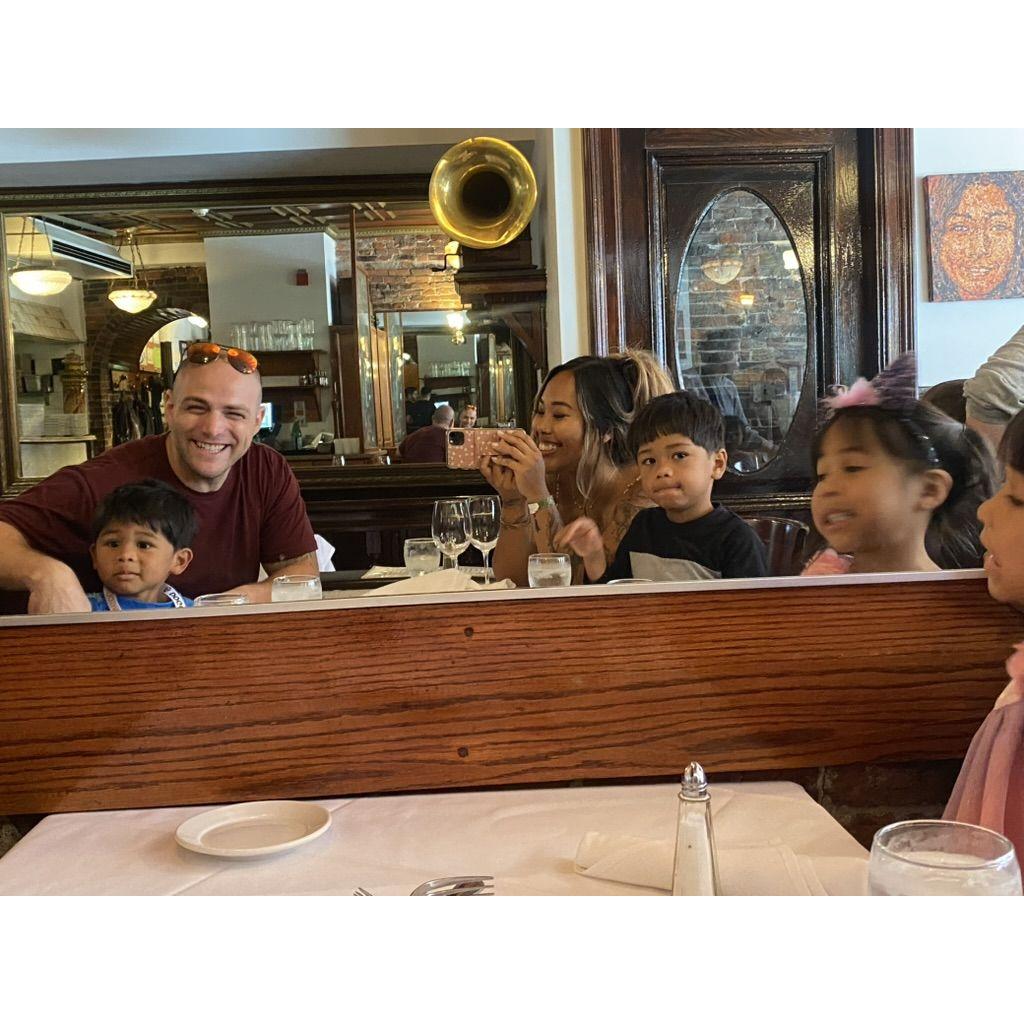 Family lunch! we took up two tables hehe