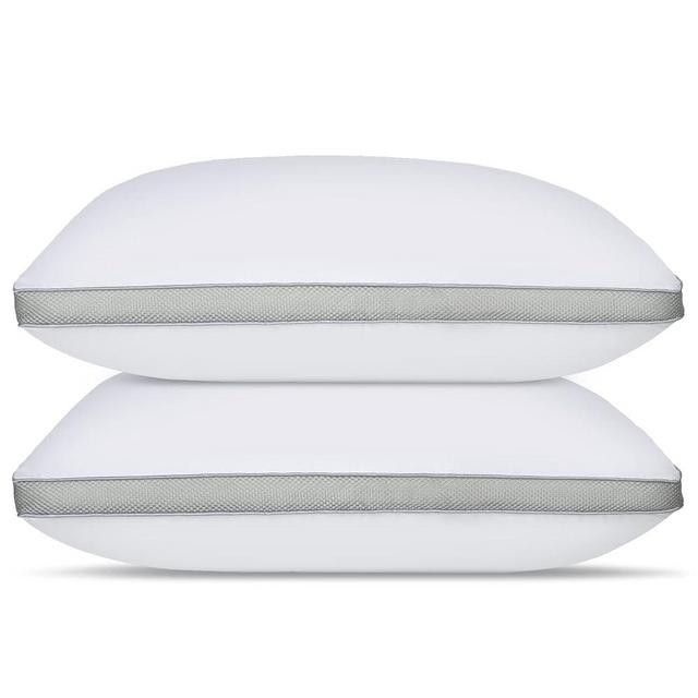 HIMOON Bed Pillows for Sleeping Queen Size Set of 2,Comfortable Hotel Cooling Pillows 2 Pack, Soft & Support