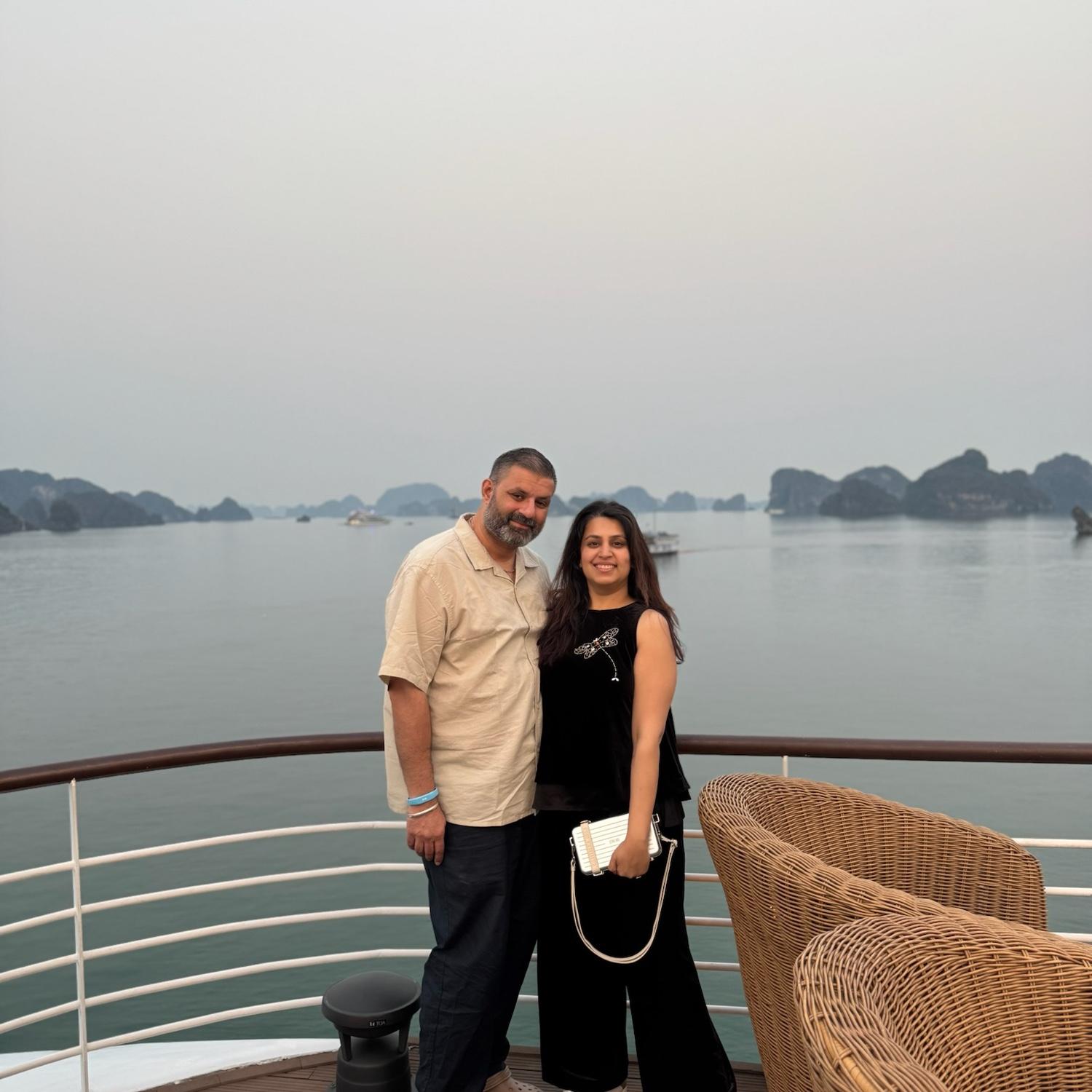 I said yes… then we flew off to Vietnam to celebrate love.