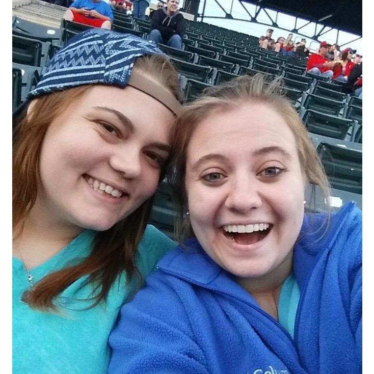 Our first date! Ranger game vs. the Oakland A's