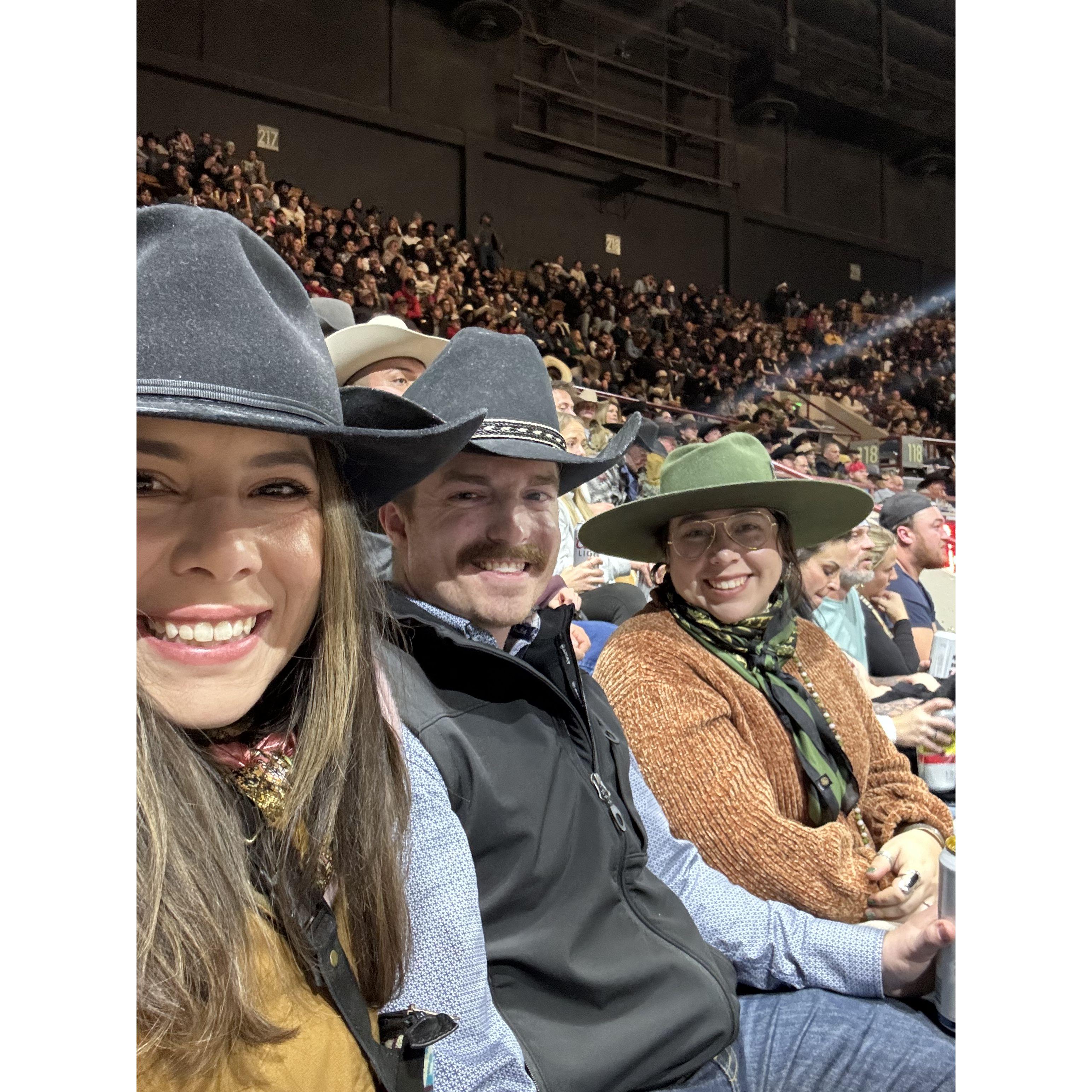 Barrett's first National Western Stock Show Rodeo with the Brookovers