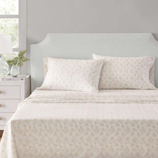 Core Floral Cotton Percale 4-Piece Sheet Set