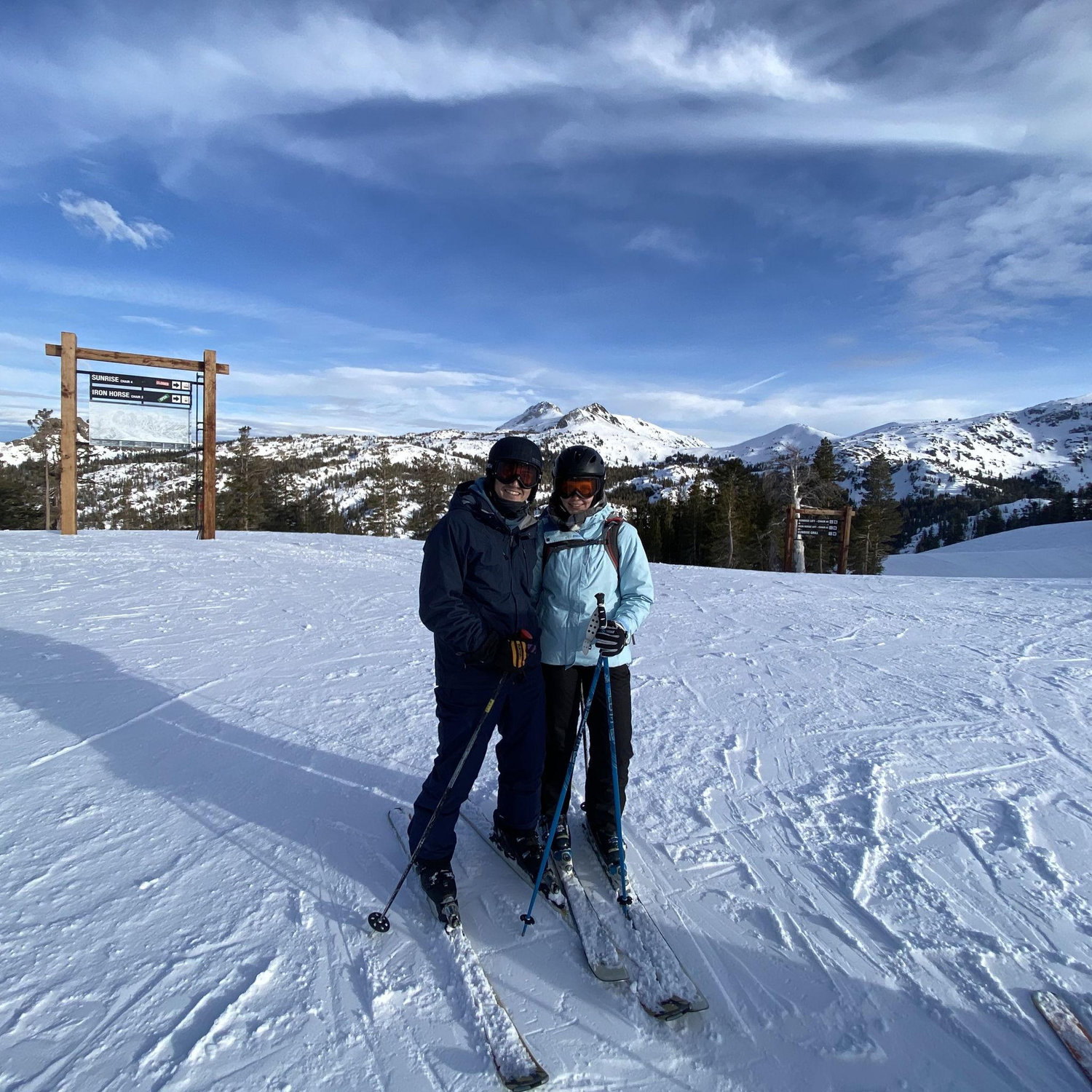 Skiing in Tahoe