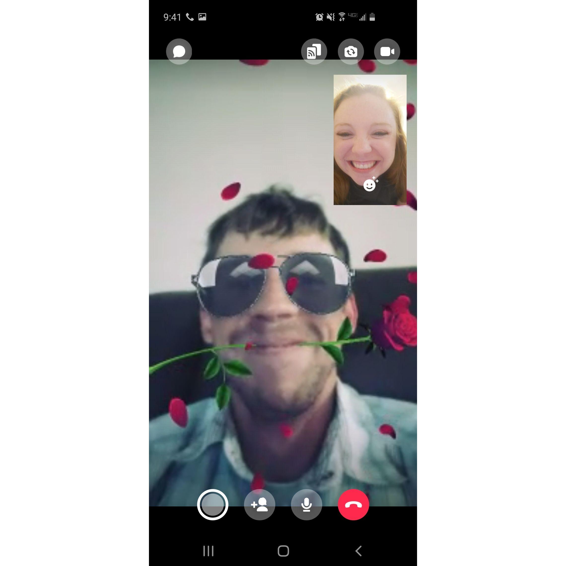 We started dating 1 week before covid shut down the world, we had video dates. Mark was even so sweet and planned a video date where we cooked the same meal and "ate" together via video chat!