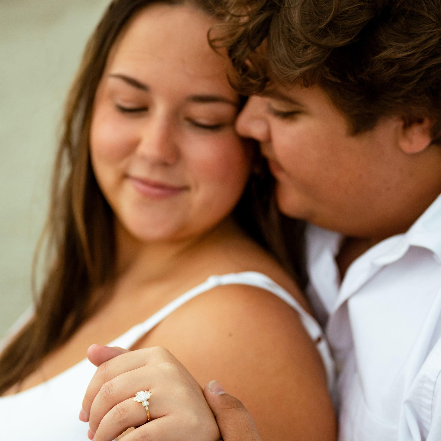 Our engagement photos (Madeline's favorite)