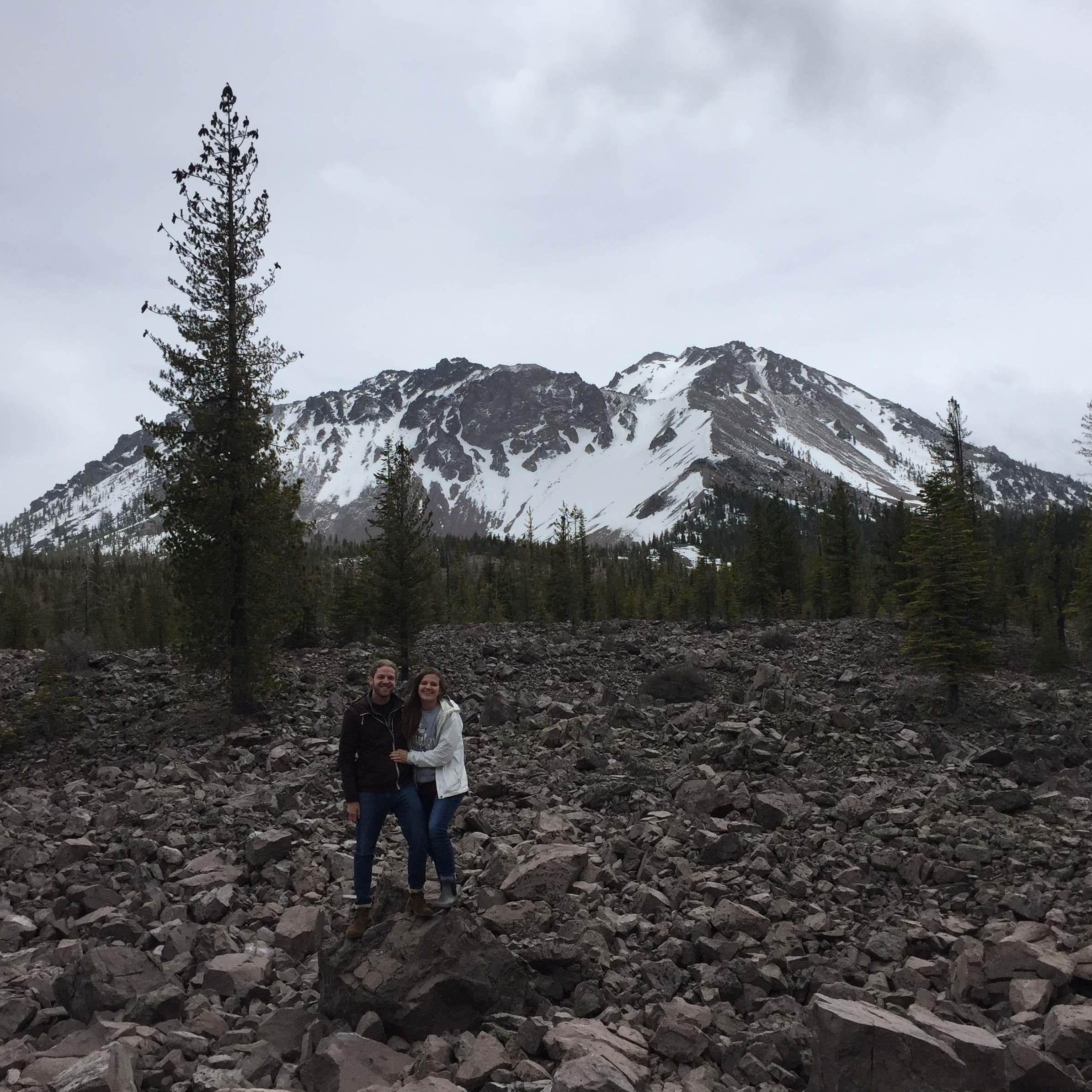 Our first photo shoot, Mt Lassen.