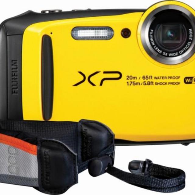 Fujifilm - FinePix XP120 16.4-Megapixel Waterproof Digital Camera - Yellow