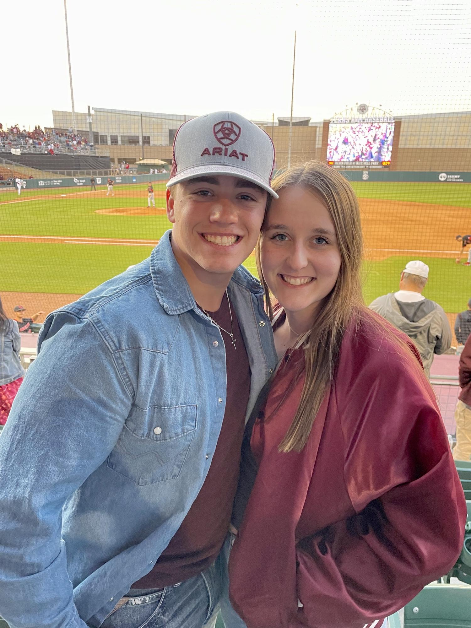 Brandt's mom took us and his brothers to a TAMU Baseball game over Spring Break 2022 as well! We lost, but it was still a fun experience!