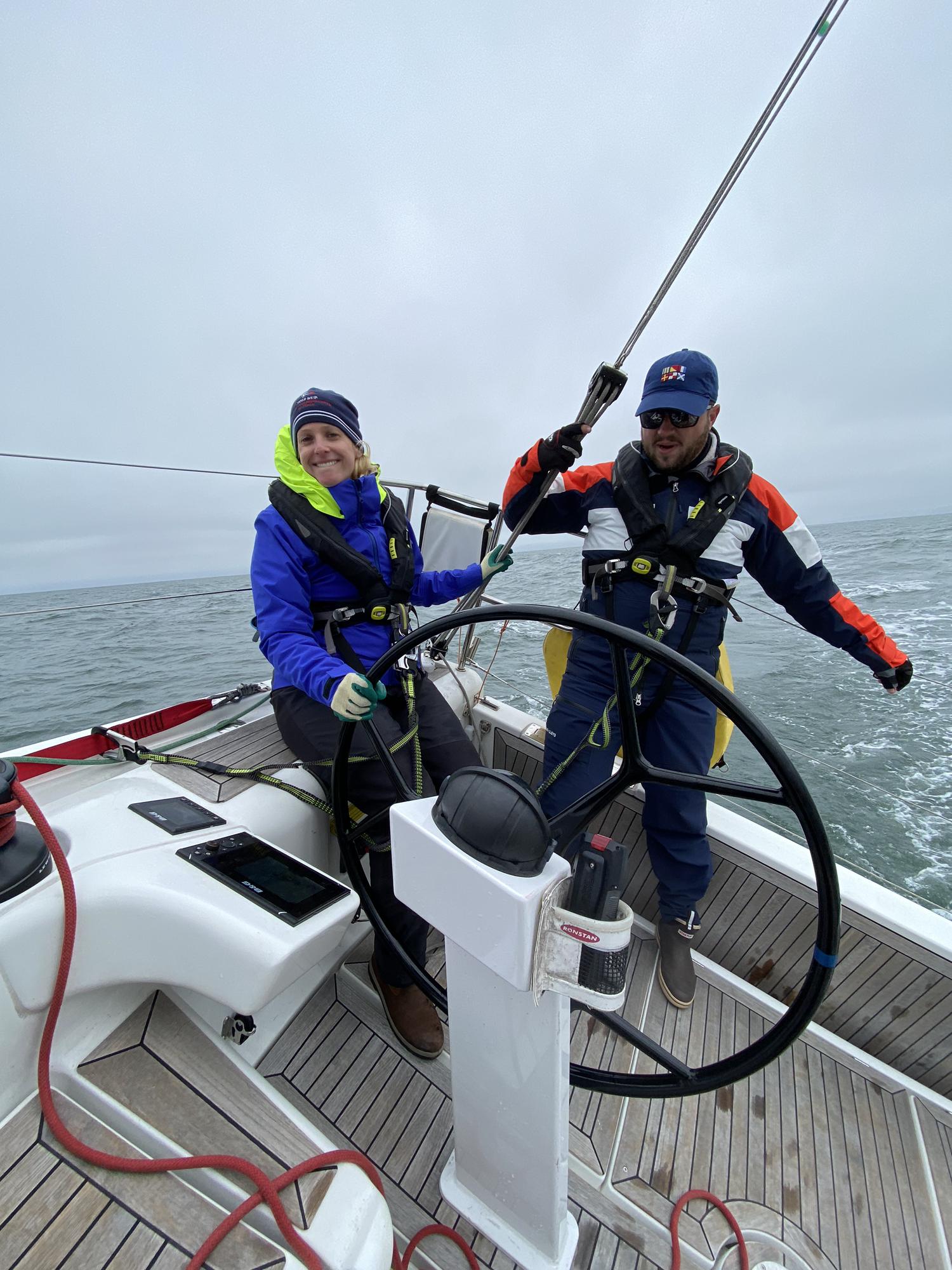 Noelle joined us to sail from SF to Santa Barbara.