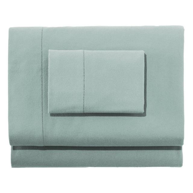 LL Bean King Size Premium Supima Flannel Sheet Set