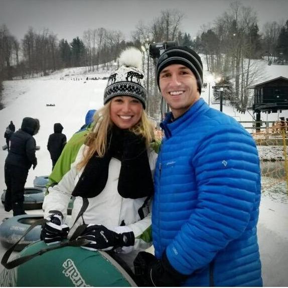 Tubing at Snow Trails for Brad's 29th birthday.