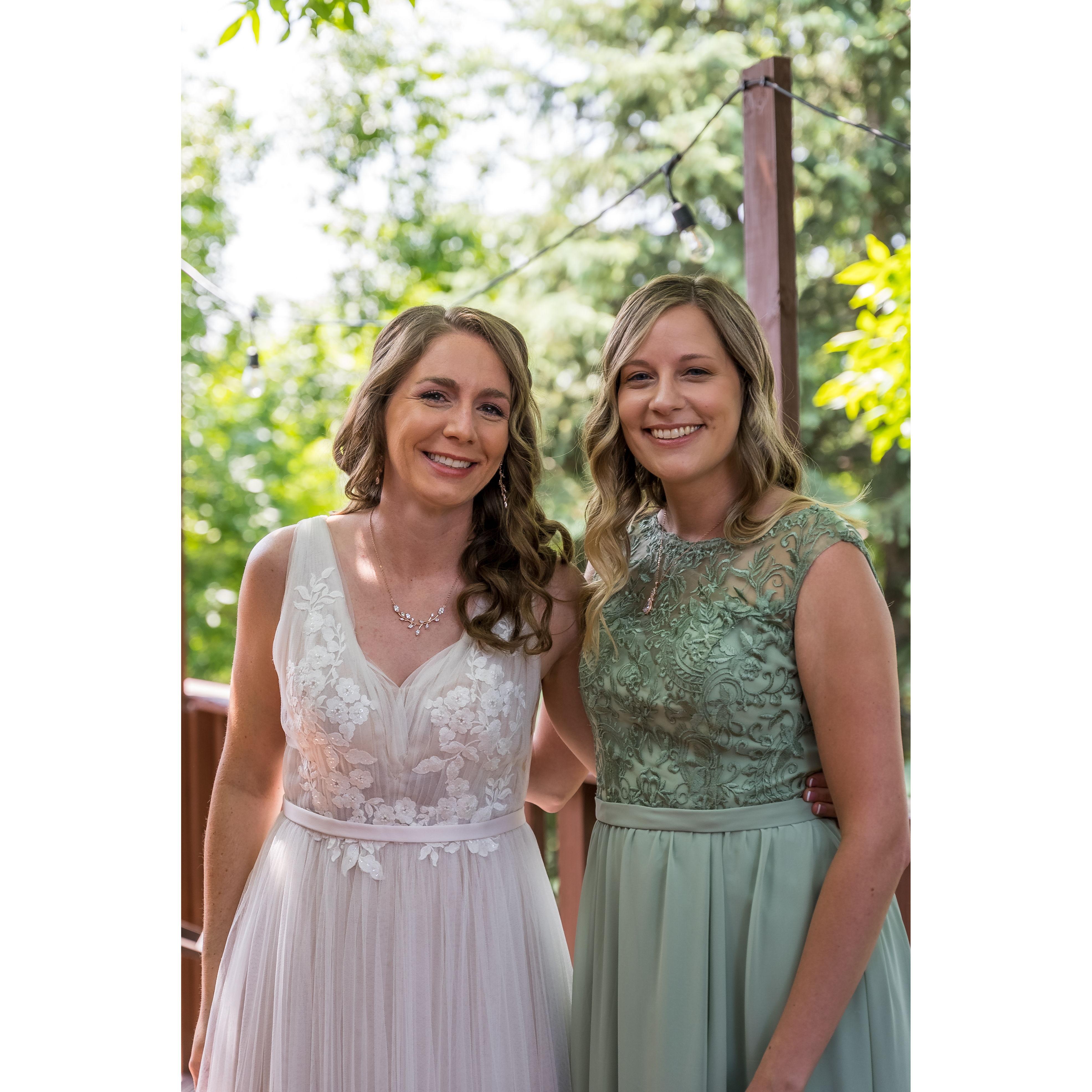 Kendra's best friend Kat was one of the Canadians that ventured down from Edmonton and served as the maid of honour