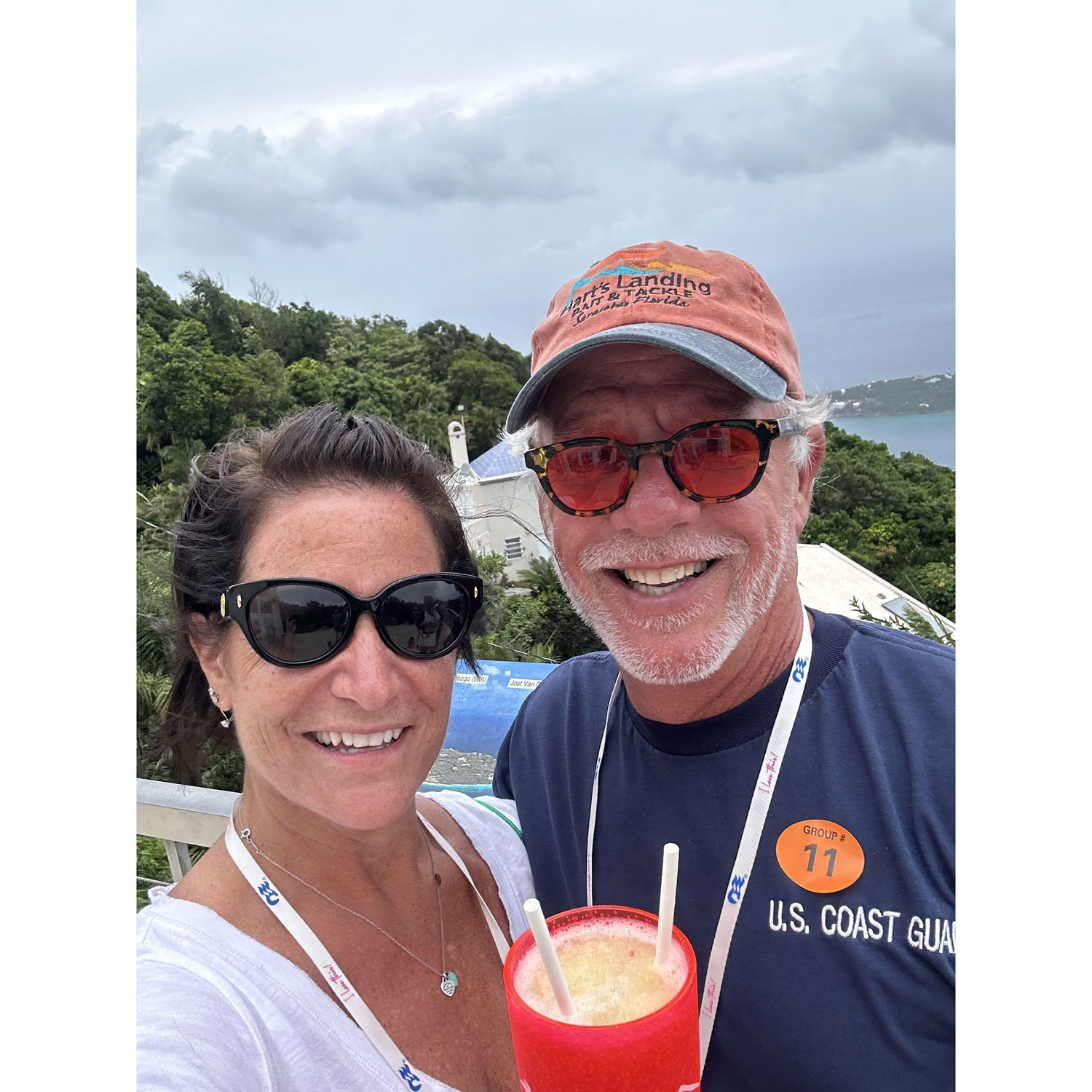 Banana daiquiris in St. Thomas, the VI.