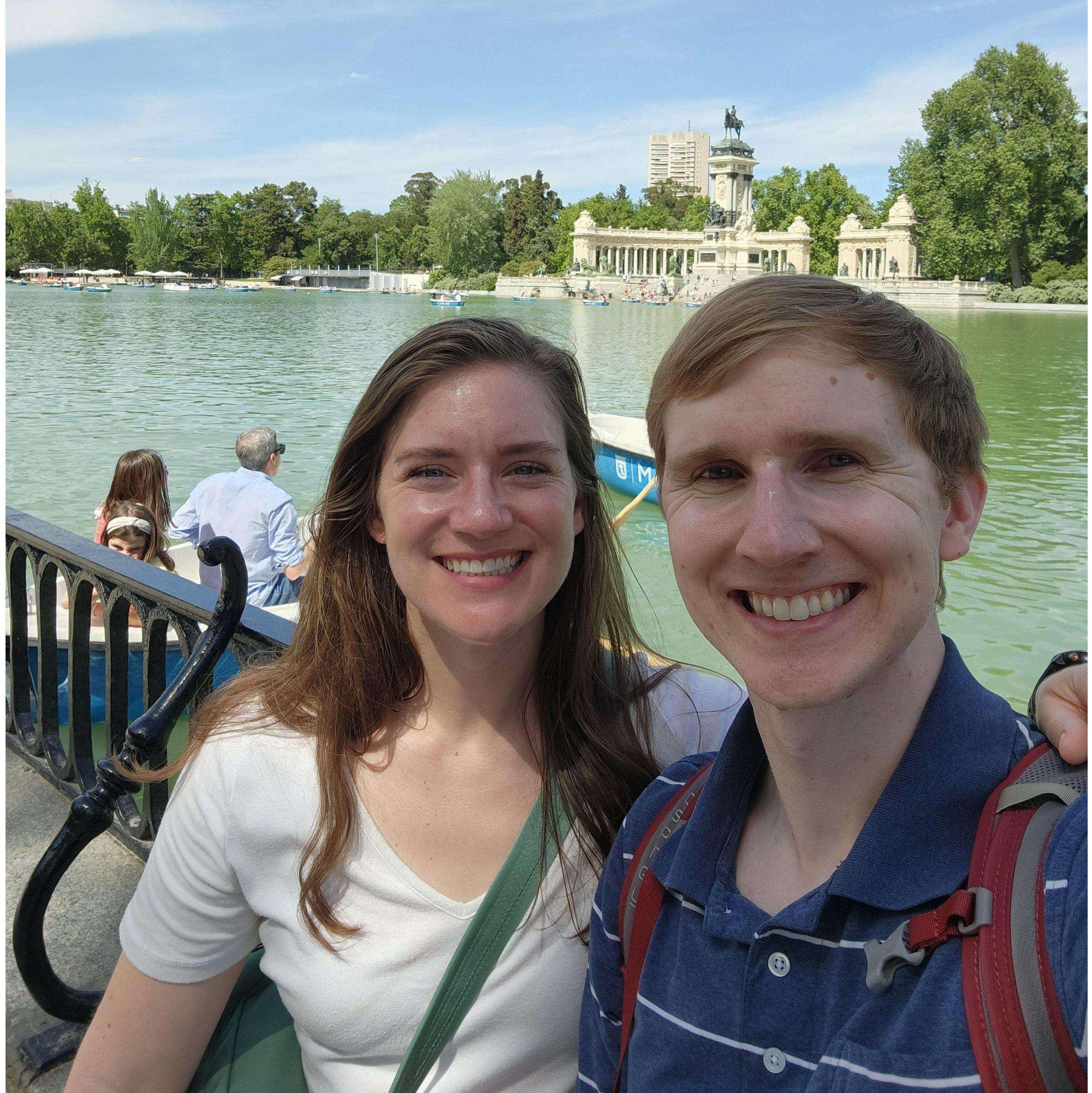 El Retiro park in Madrid