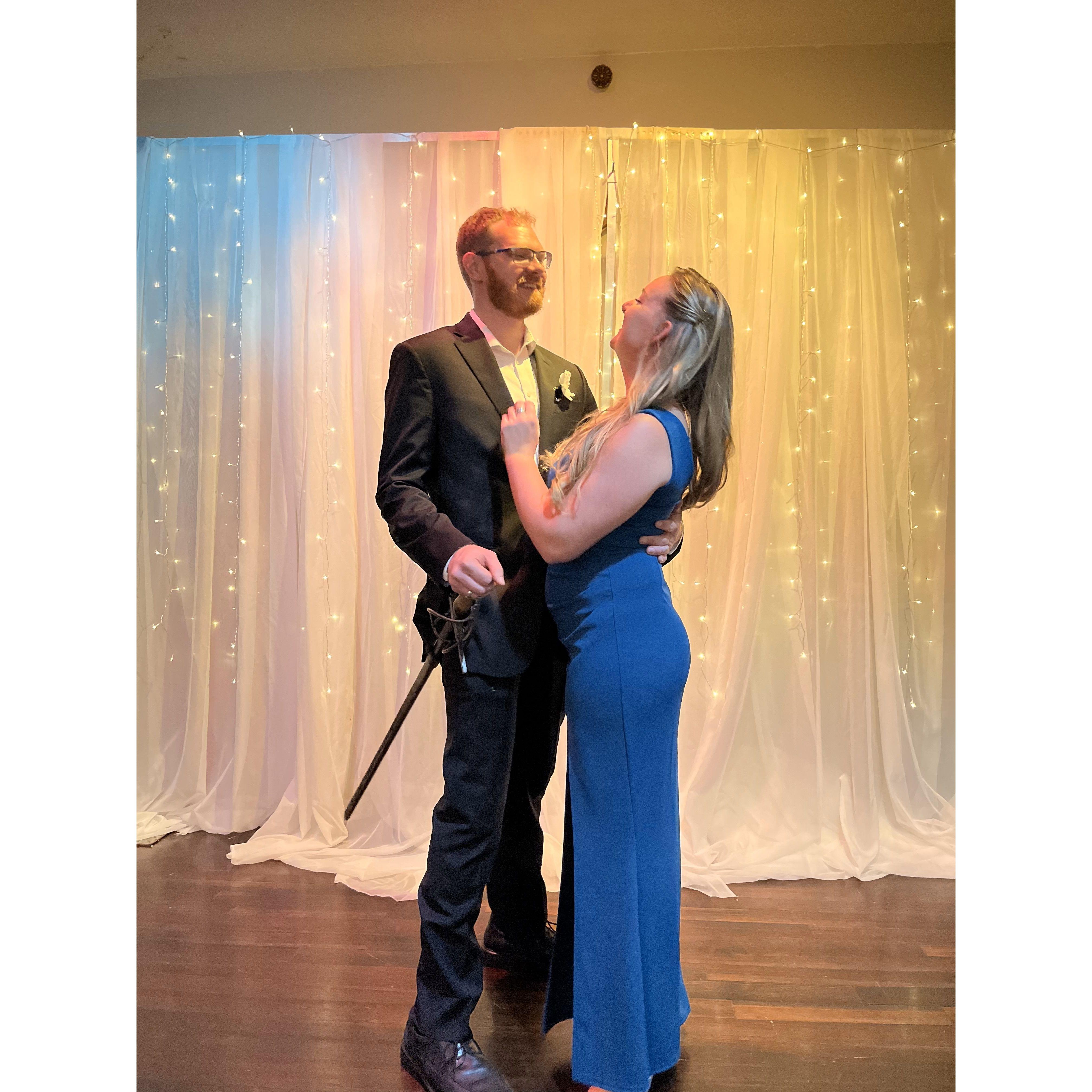 Kyle always has a way of making Krissy laugh