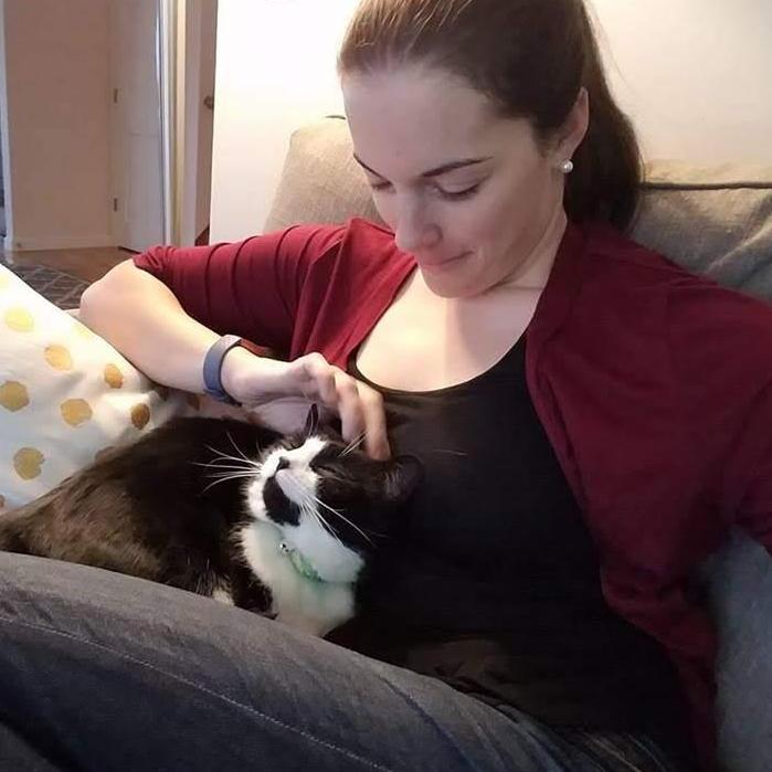 A girl and her kitty <3