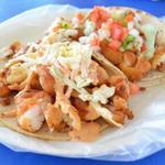 "SUPER CAMARON" taco fish