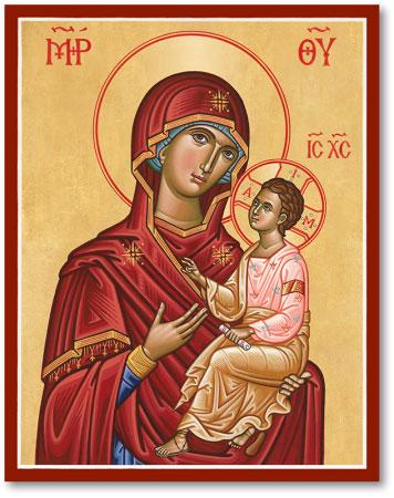 8" x 10" Virgin and Child icon