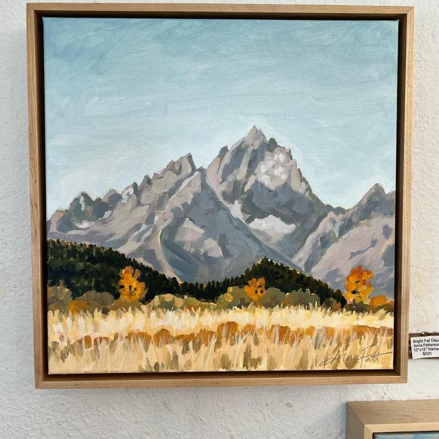 Bright Fall Days Teton painting