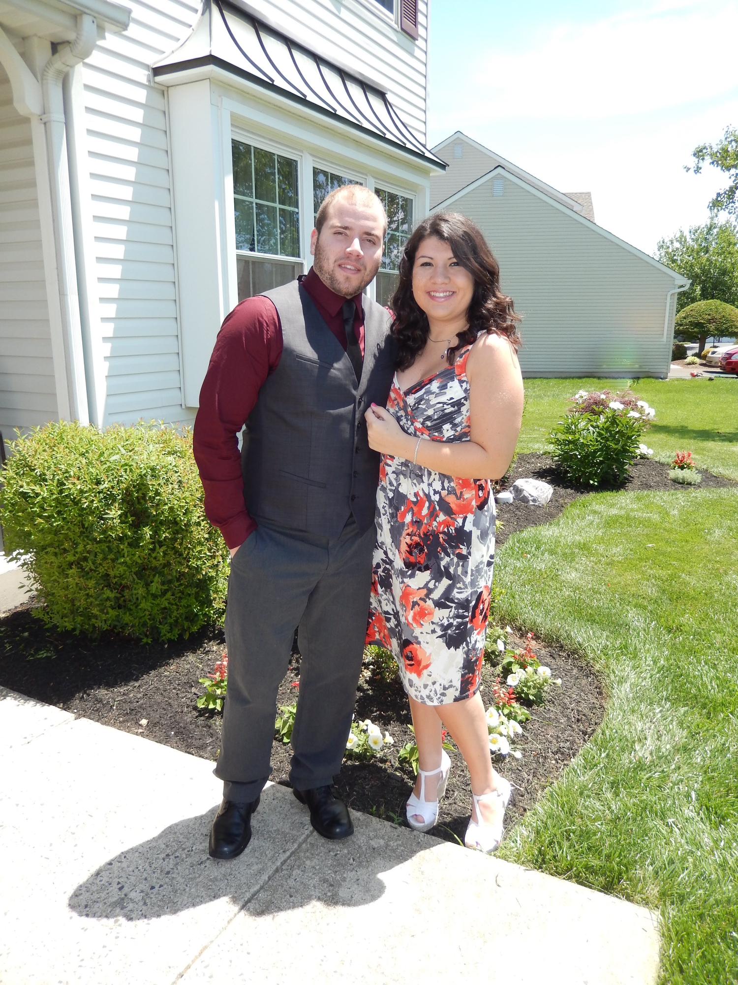 Our first wedding together!