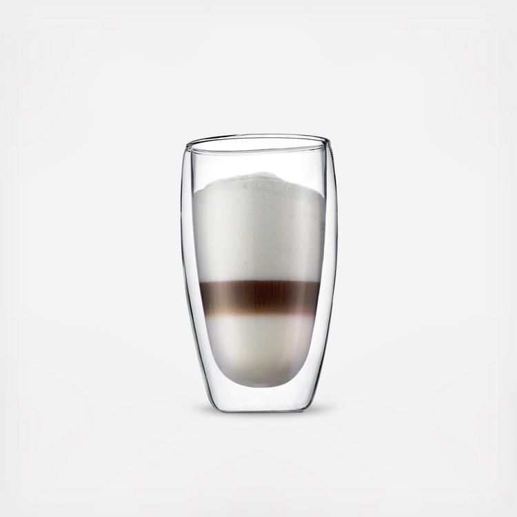 Bodum Bistro Espresso 5 oz Double Wall Glass Set of 2