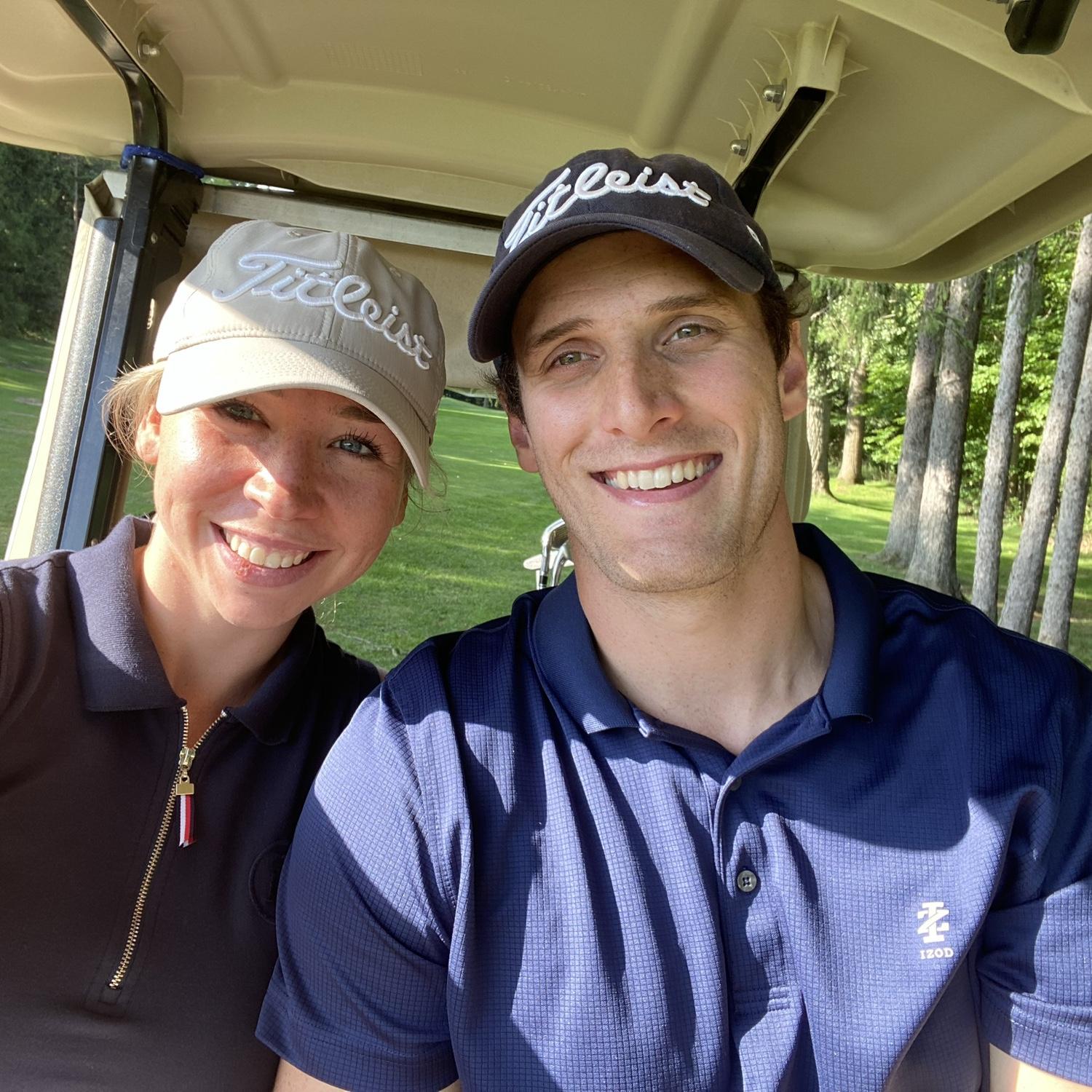 The one time Nathan was able to convince Julia to go golfing