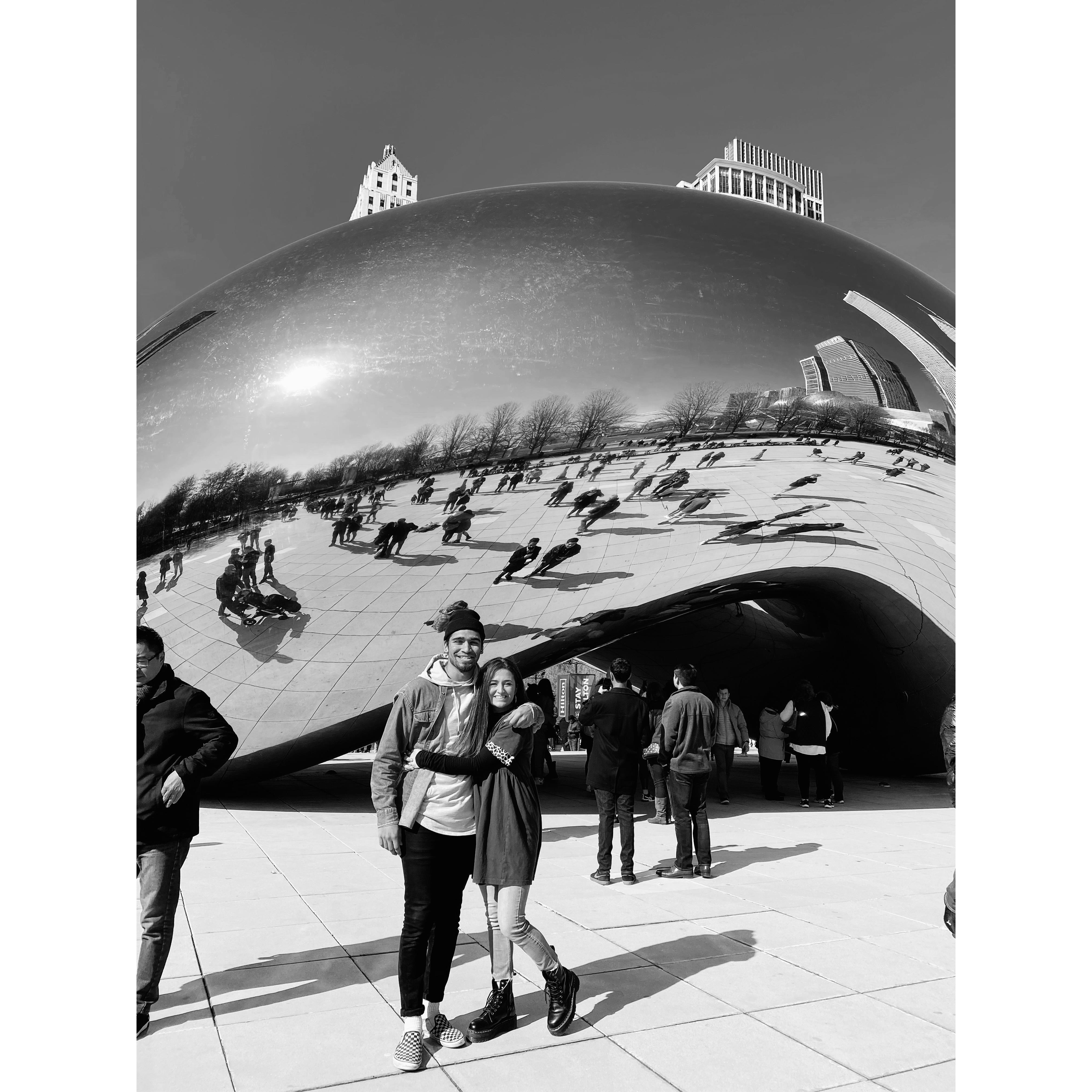 February 2020: Our first trip as a dating couple (Chicago, Illinois)