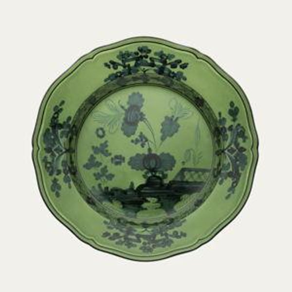 GINORI 1735 Oriente Italiano Salad Plate, Malachite