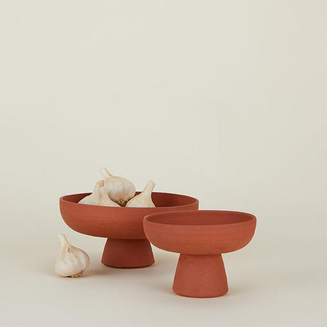 Red Compote Bowl