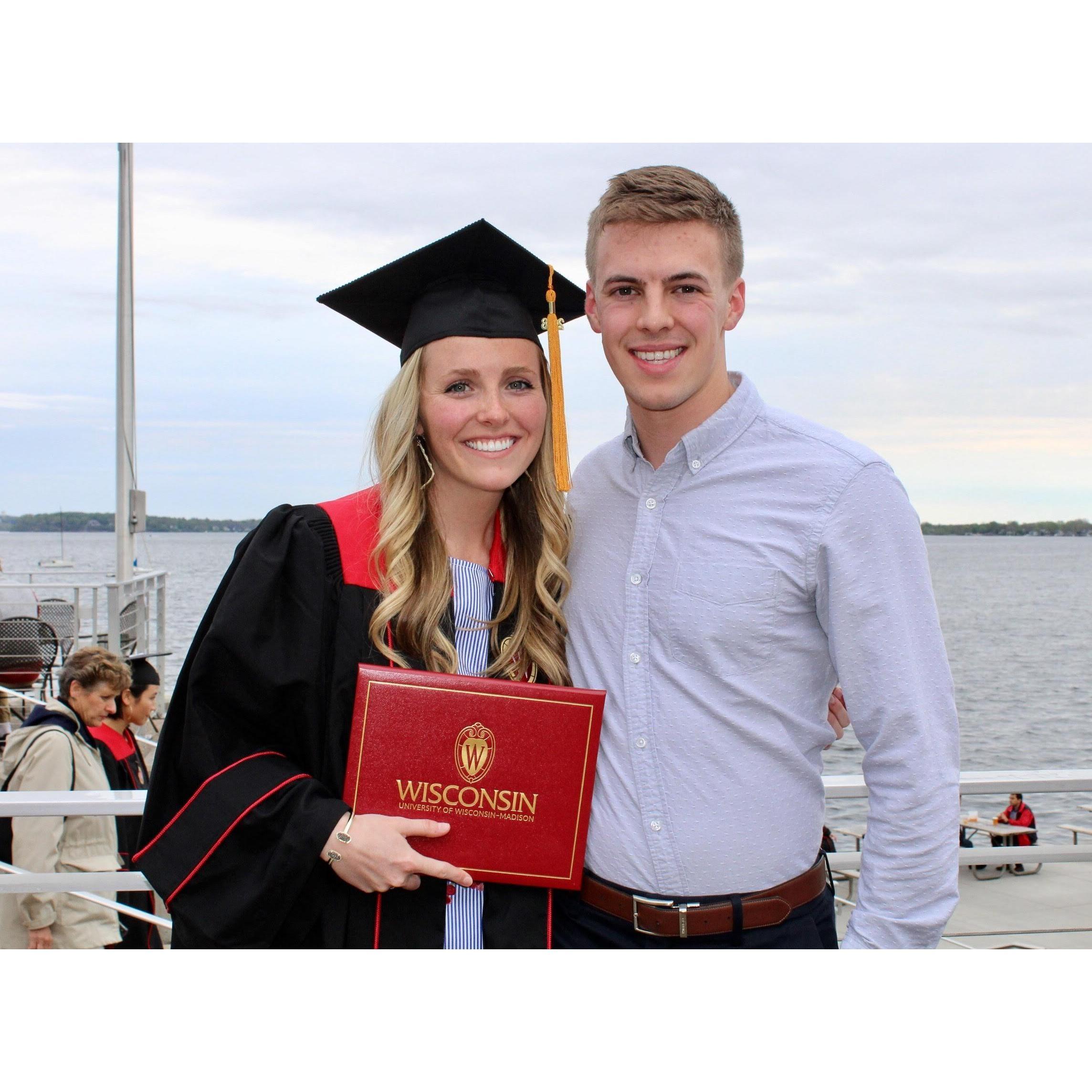 Nursing School Graduation 2018. Couldn't have passed the NCLEX without Jack's support!