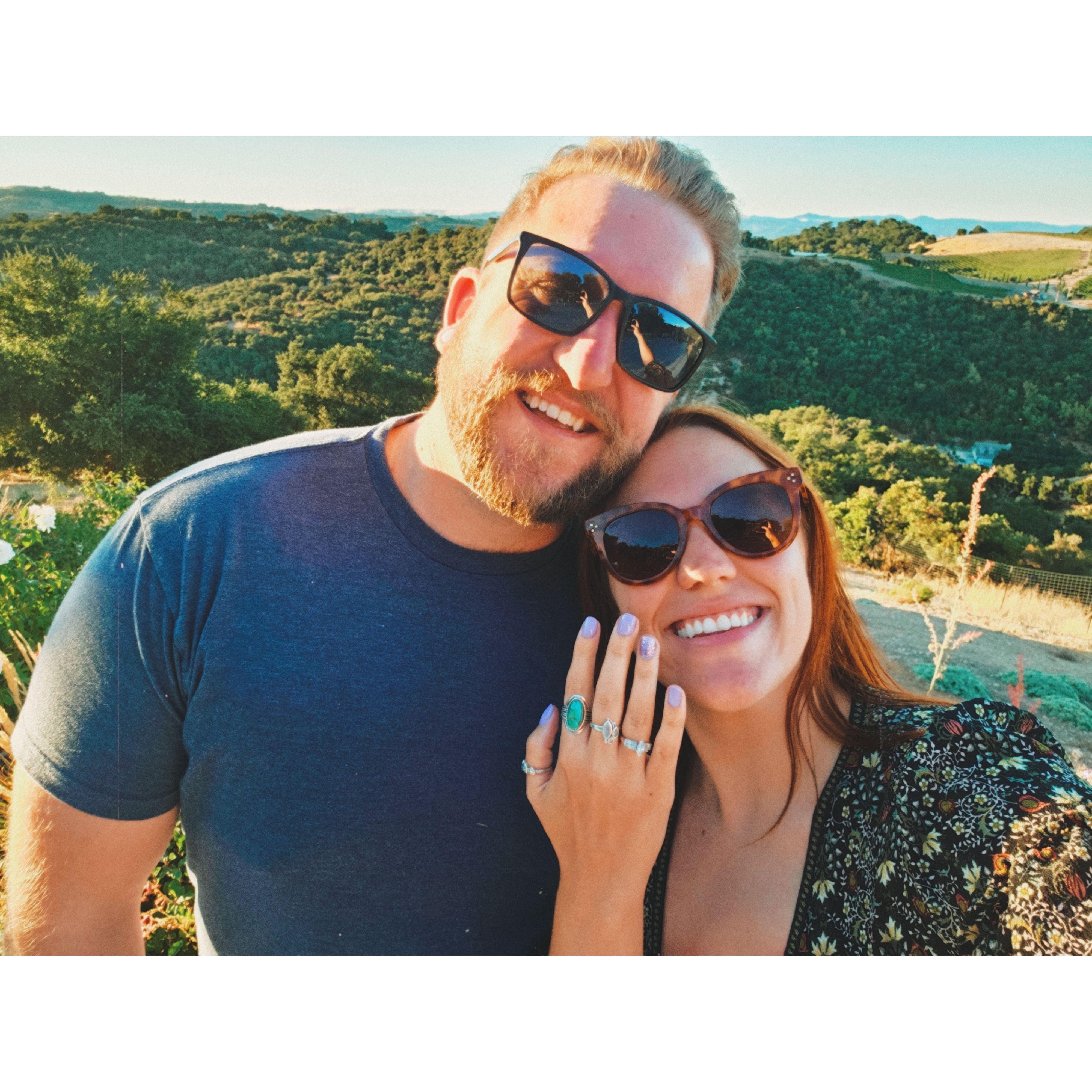 Right after we got engaged!!