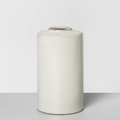 8&#34; Ceramic Vase Sour Cream - Hearth &#38; Hand&#8482; with Magnolia