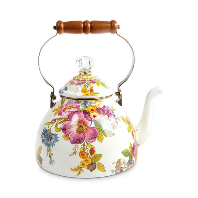 MacKenzie-Childs Flower Market 3-Quart Tea Kettle