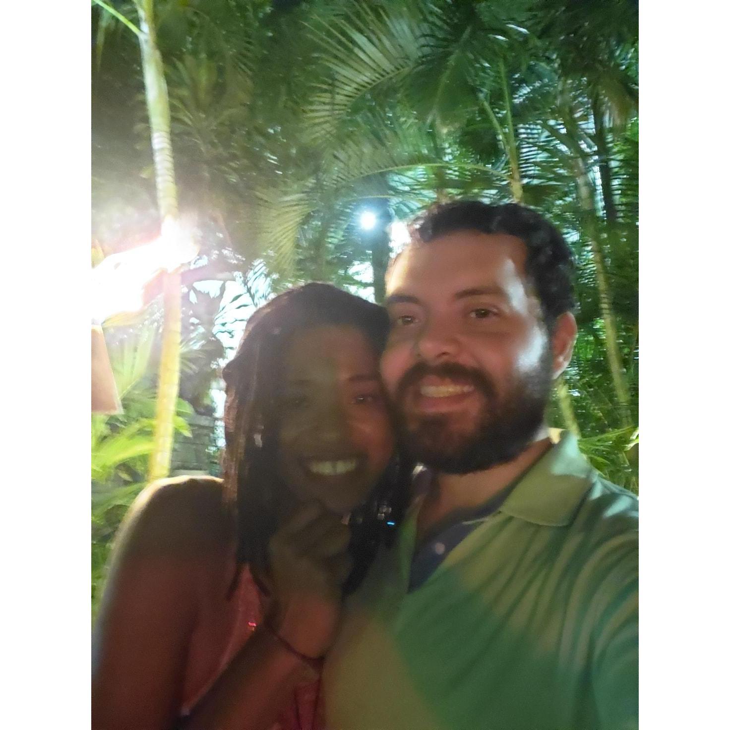 Date night at Mai Kai. They used to make the best virgin drinks and would put on a great show during dinner.