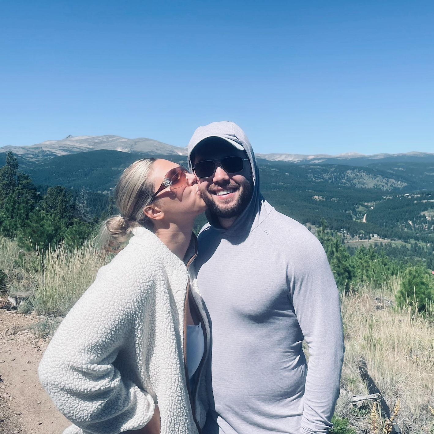 Madam on a hike in Nederland, Colorado