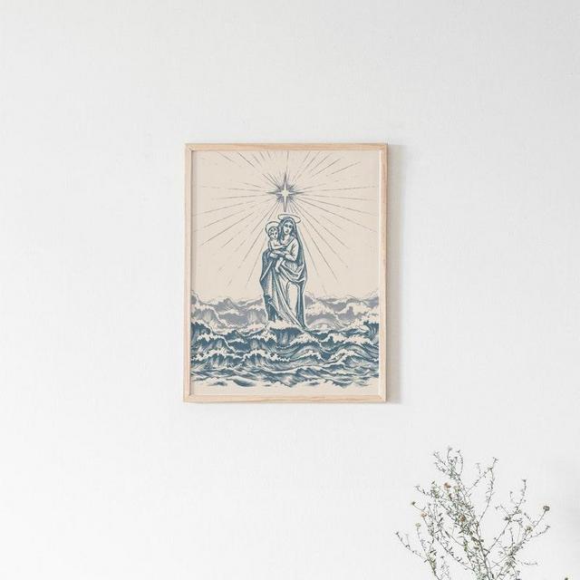 Star of the Sea Stella Maris Art Print