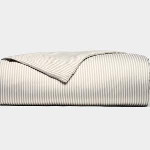 Bamboo Duvet Cover - King Size - Classic Stripe in Laurel
