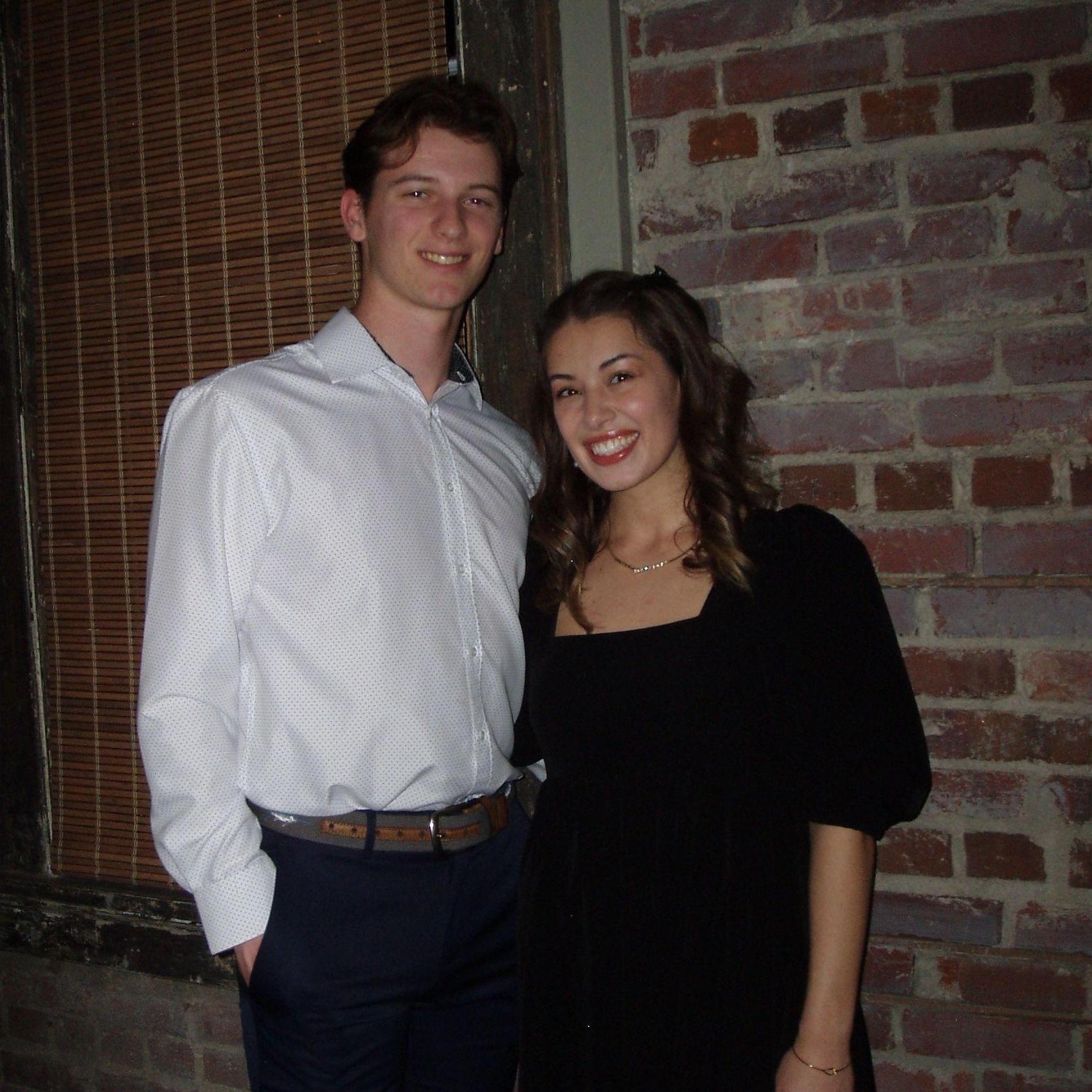 A moment from Gabriella’s first work event after graduation